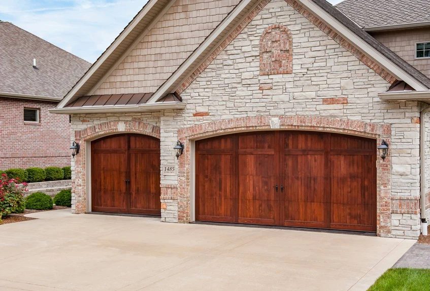 Carriage-style garage door
