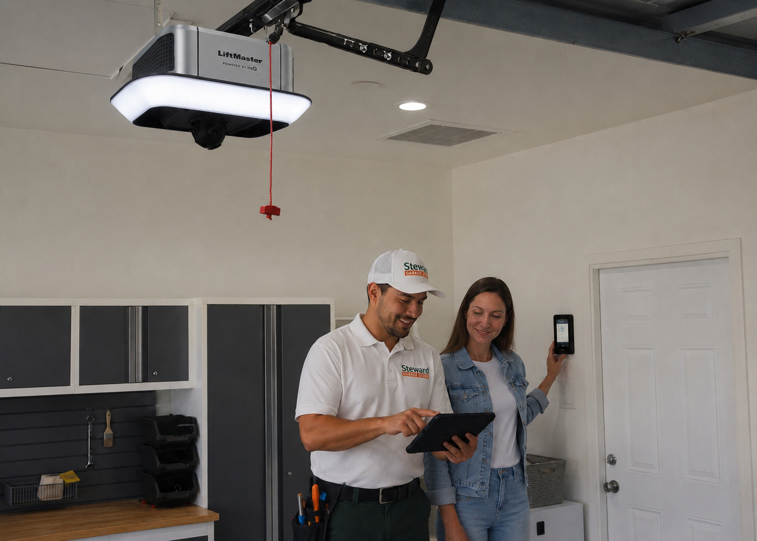 Garage door opener installation and repair