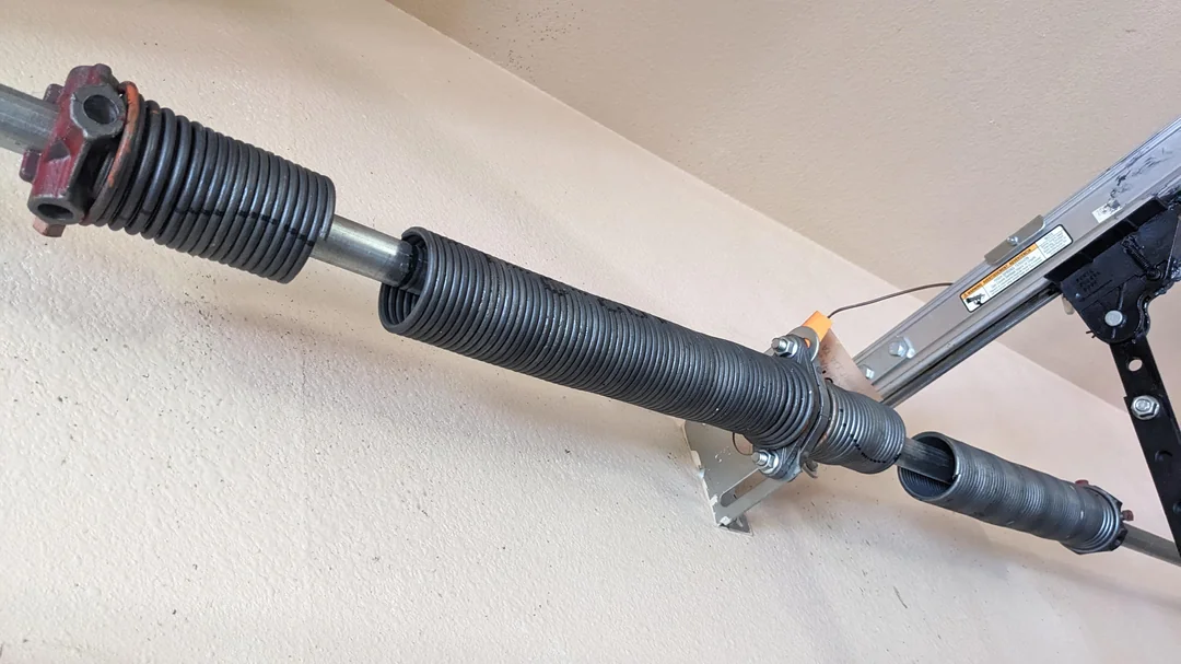 Garage door spring replacement