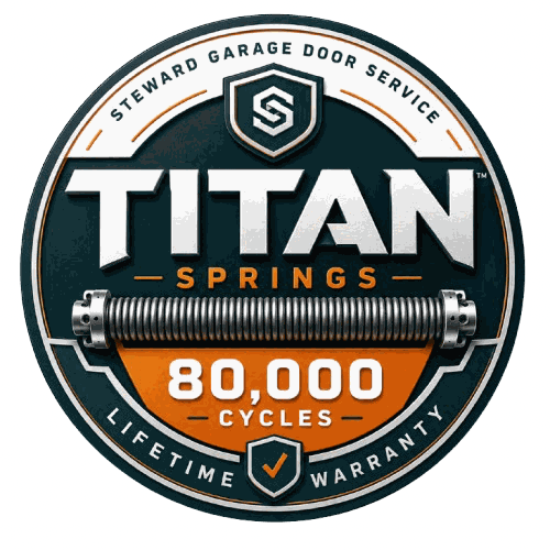Titan Springs torsion spring by Steward Garage Door Service