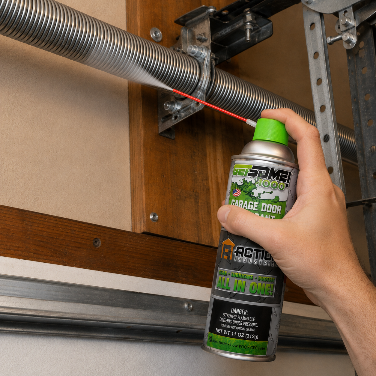 Garage door tune-up and maintenance service